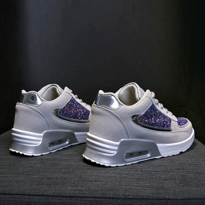 High Top Orthopaedic Women's Sneakers - ComfortStep-Black-2.5-Nora Luxe