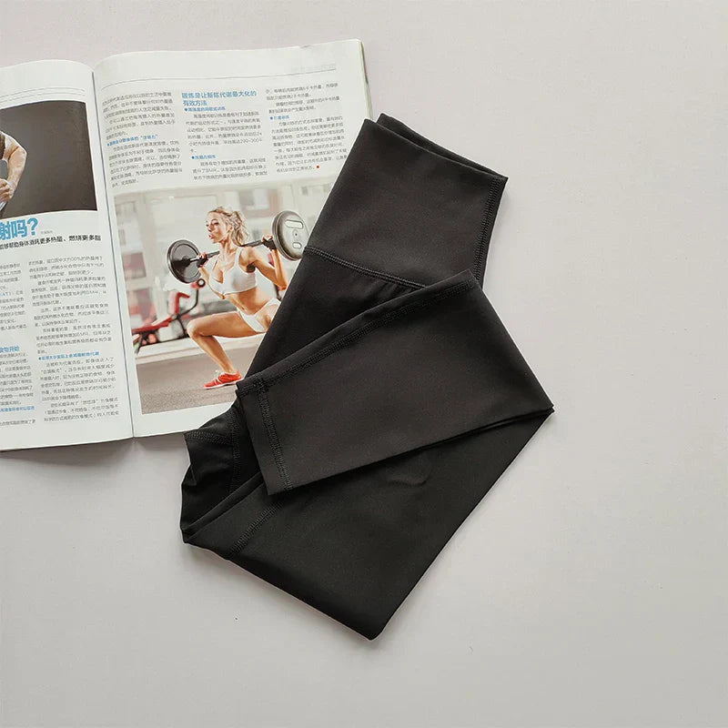 High Waist Hip Lift Yoga Legging - Aria-Black-S-Nora Luxe