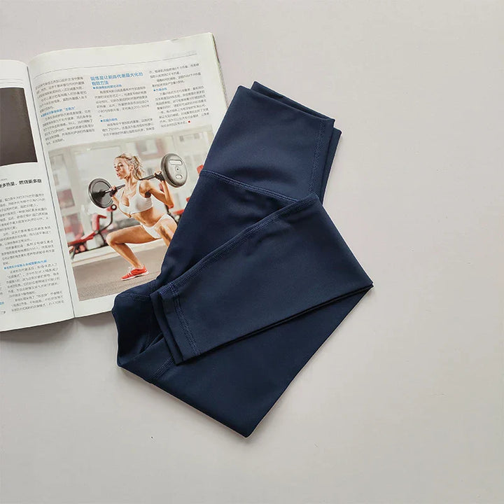 High Waist Hip Lift Yoga Legging - Aria-Dark blue-S-Nora Luxe