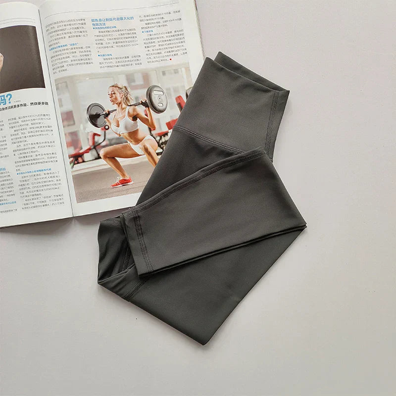 High Waist Hip Lift Yoga Legging - Aria-Dark grey-S-Nora Luxe