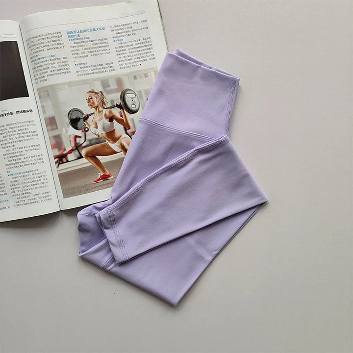 High Waist Hip Lift Yoga Legging - Aria-Purple-S-Nora Luxe