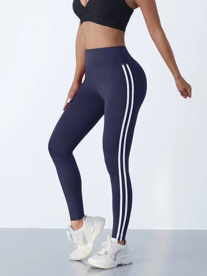 High Waist Yoga Legging - Mila-Blue-S-Nora Luxe