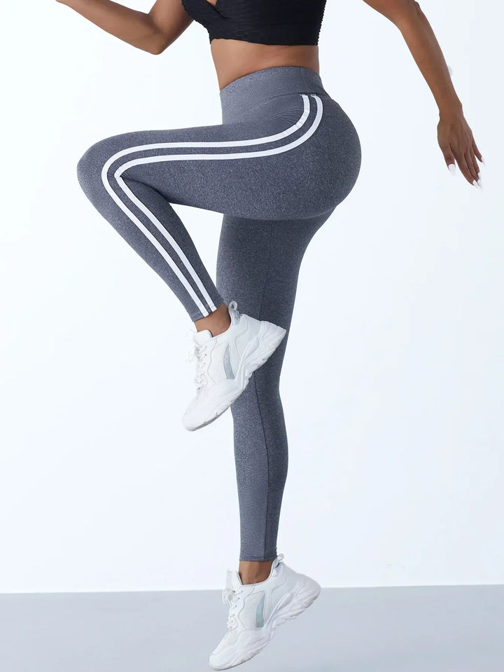 High Waist Yoga Legging - Mila-Grey-S-Nora Luxe