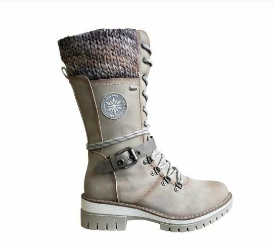High Women's Boots with Orthopedic Sole - Amelia-White-3.0-Nora Luxe
