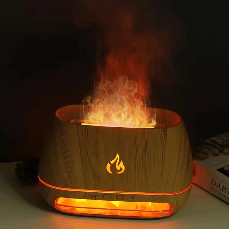 Himalayan Salt Aroma Diffuser with Ambient Light - SaltSerenity-Nora Luxe