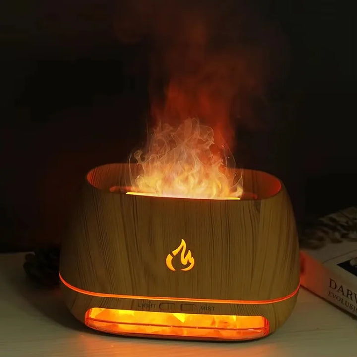 Himalayan Salt Aroma Diffuser with Ambient Light - SaltSerenity-Nora Luxe