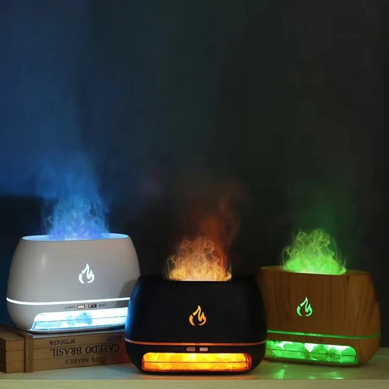 Himalayan Salt Aroma Diffuser with Ambient Light - SaltSerenity-Nora Luxe