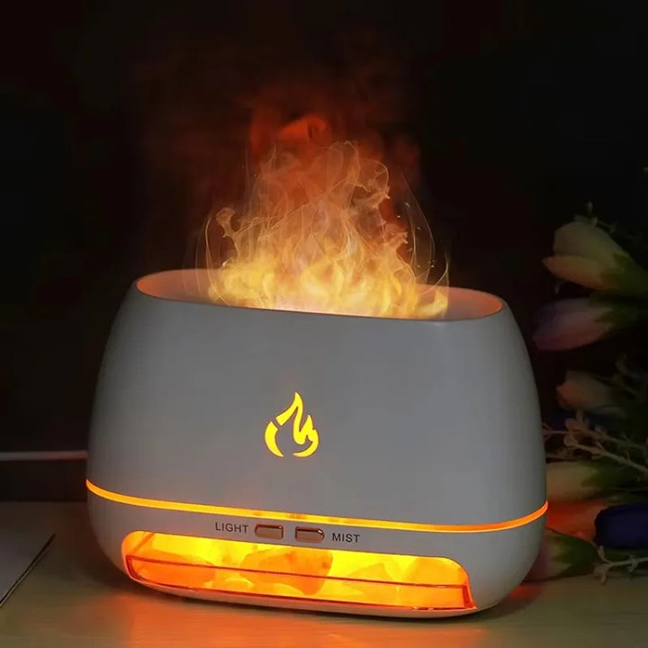 Himalayan Salt Aroma Diffuser with Ambient Light - SaltSerenity-Nora Luxe