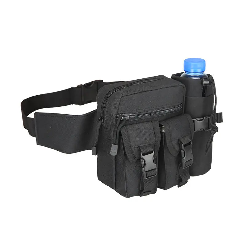 Hip bag for Walking and Cycling - AdventureBelt-Black-Nora Luxe