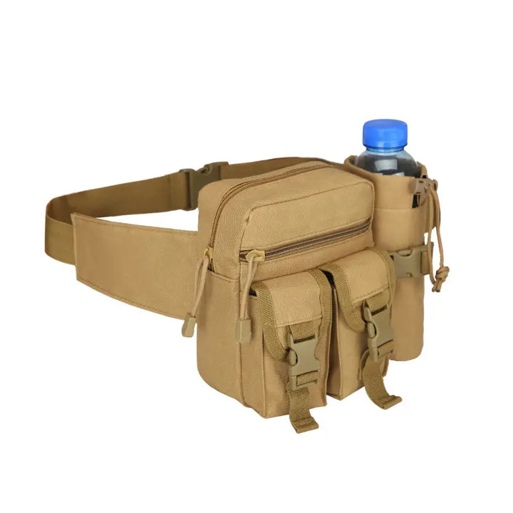 Hip bag for Walking and Cycling - AdventureBelt-Khaki-Nora Luxe
