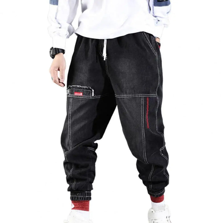 Hiphop Cargo Trousers for Men - Jesse-Black-M-Nora Luxe