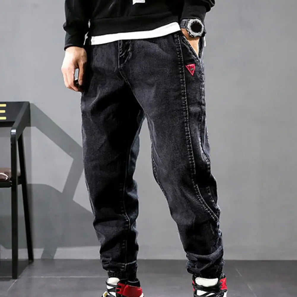 Hiphop Cargo Trousers for Men - Jesse-Light Blue-M-Nora Luxe