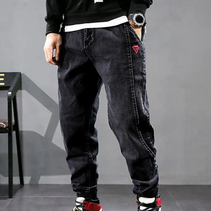 Hiphop Cargo Trousers for Men - Jesse-Light Blue-M-Nora Luxe
