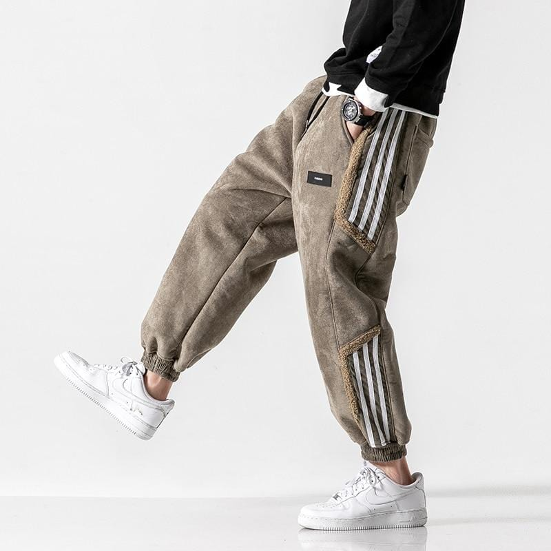 Hiphop Casual Harem Sweatpants - Street Pulse-Brown-XS-Nora Luxe
