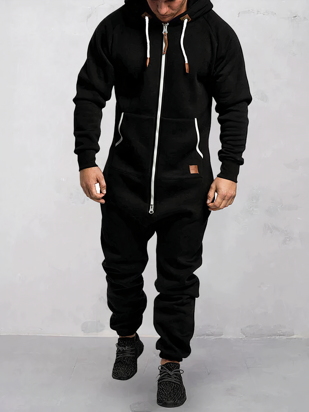 Hoodie Tracksuit for Men - EliteTrack-Black-S-Nora Luxe