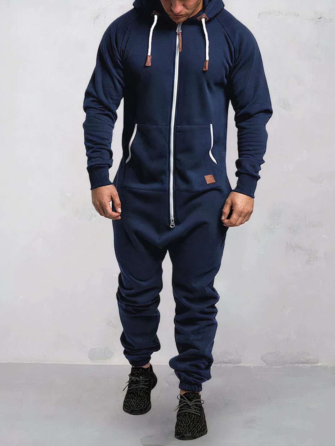Hoodie Tracksuit for Men - EliteTrack-Blue-S-Nora Luxe