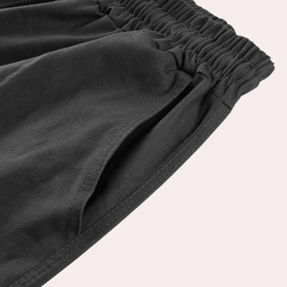 Howard - Casual Cargo Trousers for Men-Gray-S-Nora Luxe