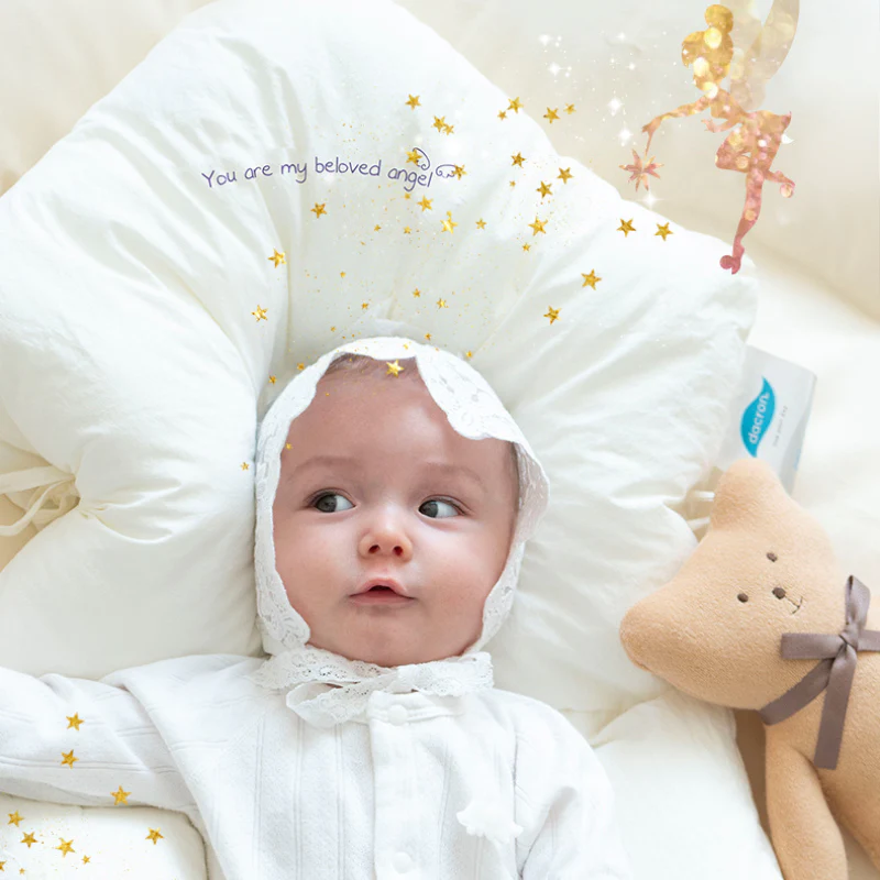 Hypoallergenic Baby Sleep Pillow - DreamNest-Nora Luxe