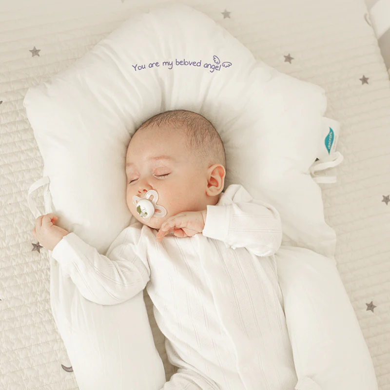 Hypoallergenic Baby Sleep Pillow - DreamNest-Nora Luxe