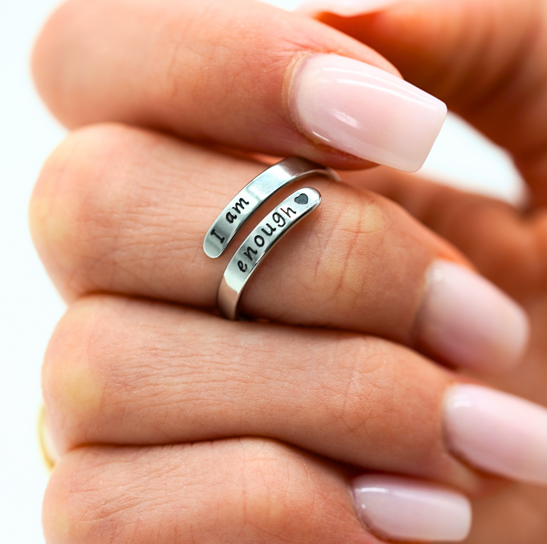 I Am Enough Ring - Sera-Nora Luxe