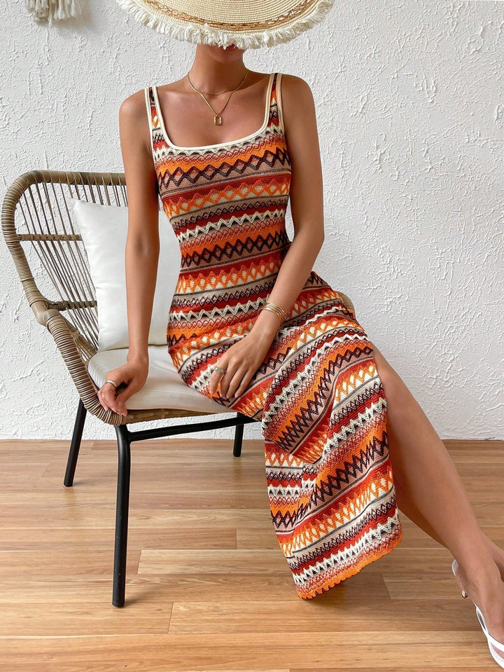 Ibiza-style Beach Dress with Bohemian Flair – Solea-Multicoloured-XS-State of Style
