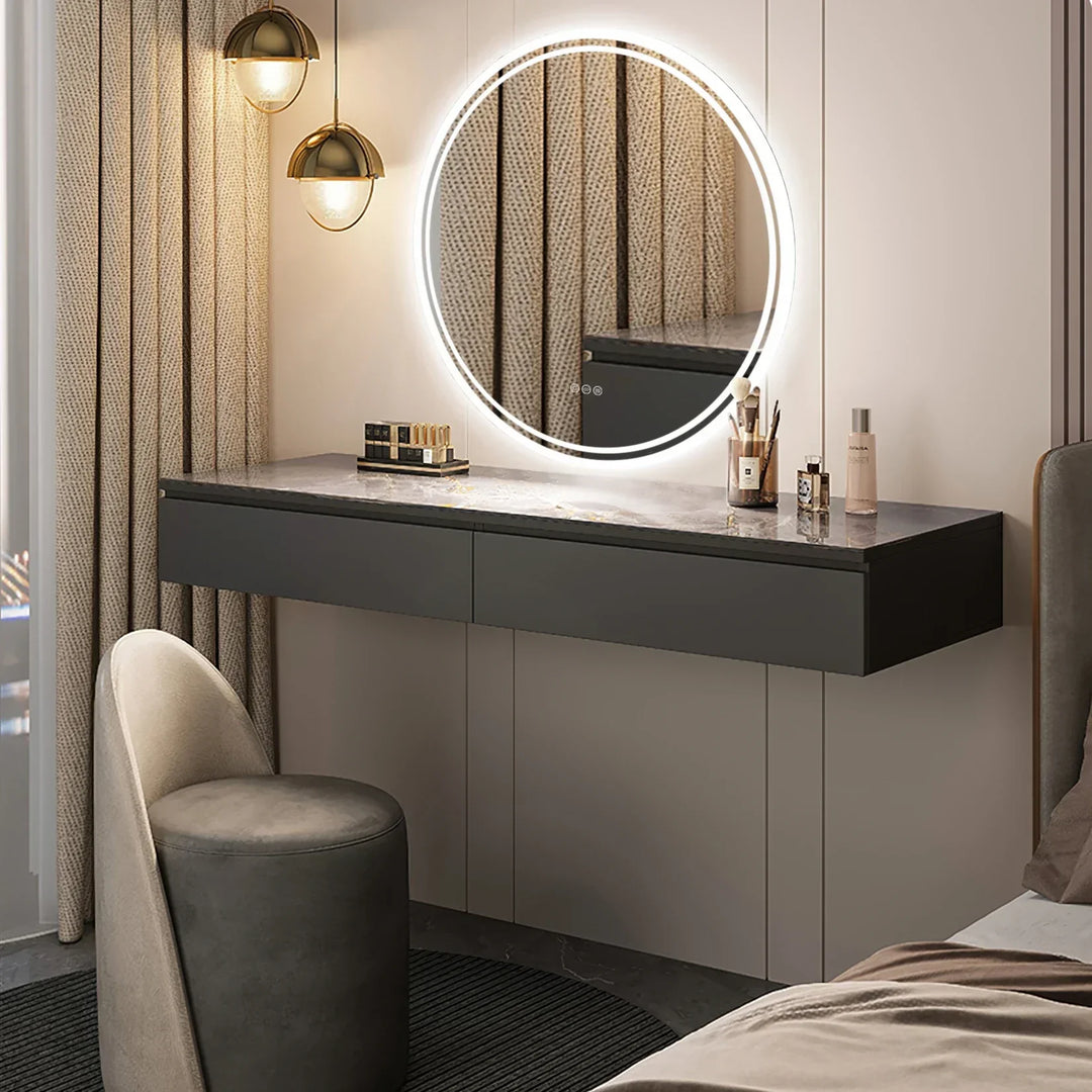 Illuminated Round Bathroom Mirror - LumiMirror-23.62 in-Nora Luxe