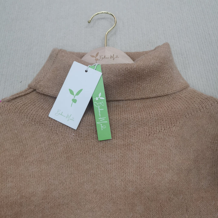 Impressive Color Block Knitted Sweater - AutumnVibe-S-Nora Luxe
