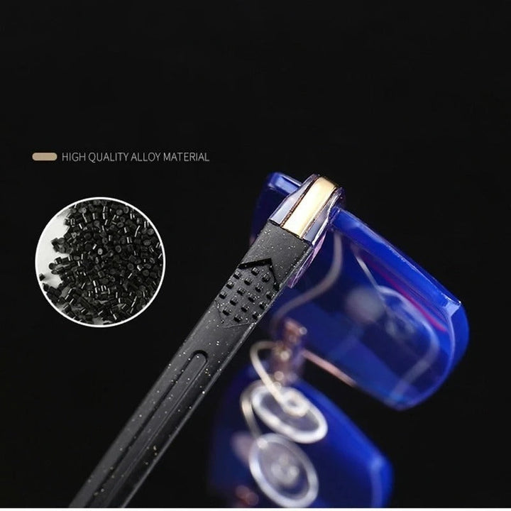 Indestructible Multifocal Reading Glasses (Buy 1 Get 1 Free) - SteadySight-Black 2x-+1.00-Nora Luxe