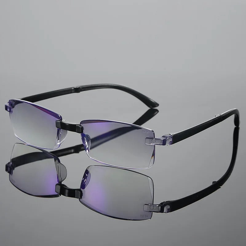 Indestructible Multifocal Reading Glasses (Buy 1 Get 1 Free) - SteadySight-Black 2x-+1.00-Nora Luxe