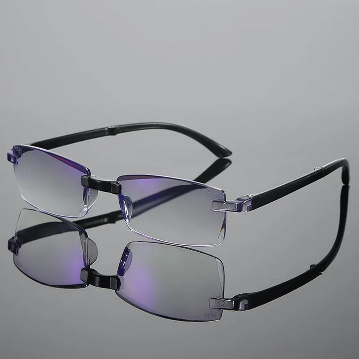 Indestructible Multifocal Reading Glasses (Buy 1 Get 1 Free) - SteadySight-Black 2x-+1.00-Nora Luxe
