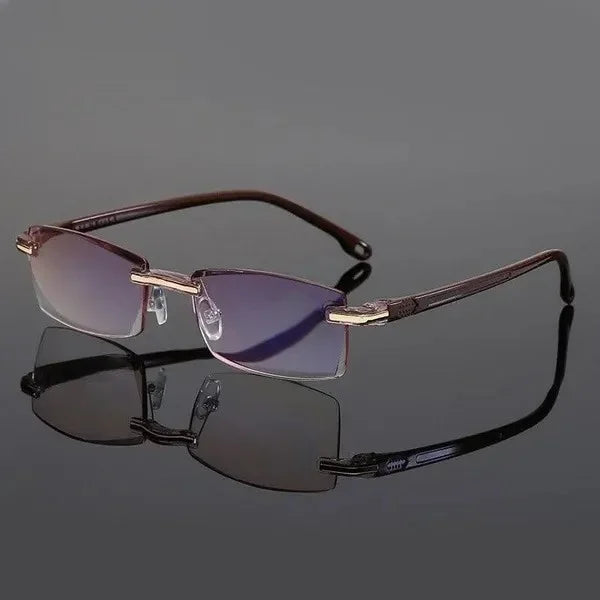Indestructible Multifocal Reading Glasses (Buy 1 Get 1 Free) - SteadySight-Brown 2x-+1.00-Nora Luxe