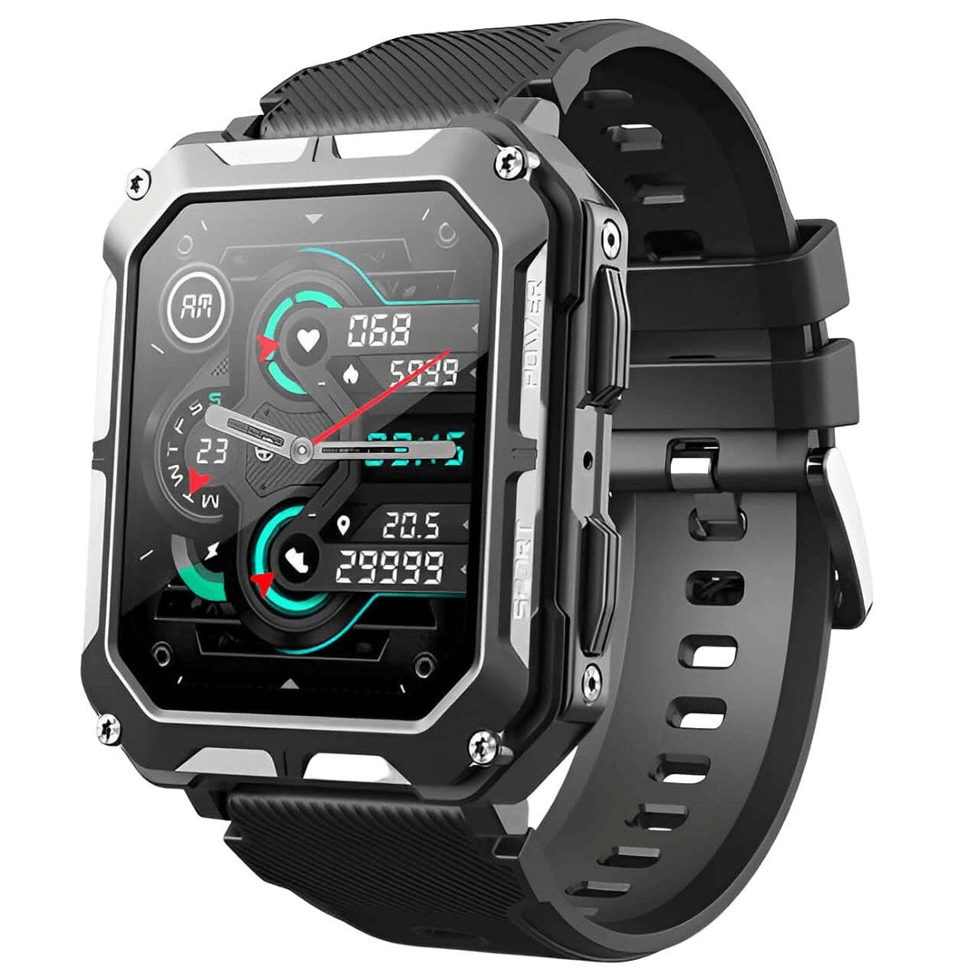 Indestructible Smartwatch - ArmorTime-Black-Nora Luxe