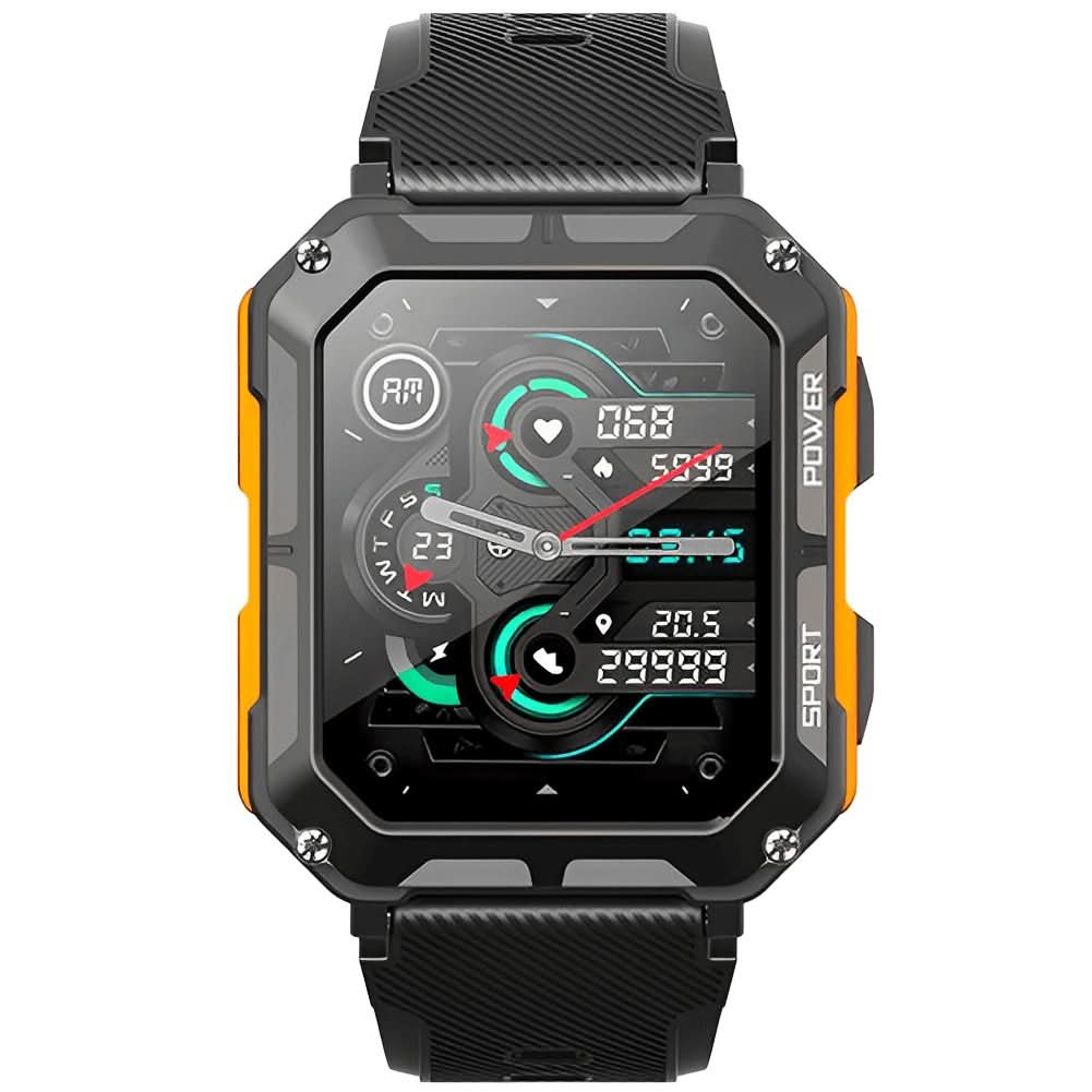 Indestructible Smartwatch - ArmorTime-Orange-Nora Luxe