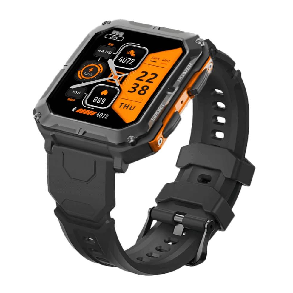 Indestructible Smartwatch - ArmorTime-Orange-Nora Luxe
