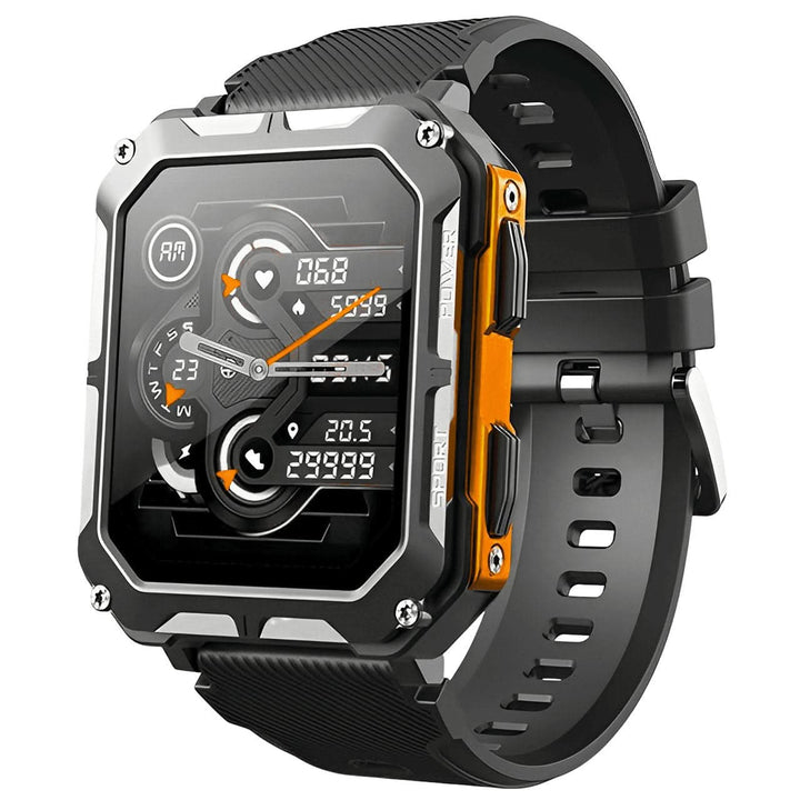 Indestructible Smartwatch - ArmorTime-Orange-Nora Luxe