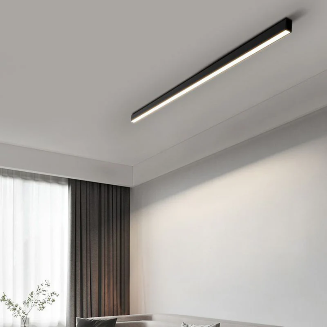 Industrial Linear LED Ceiling Light - Stratum-3 Color-23.62 inches-Nora Luxe