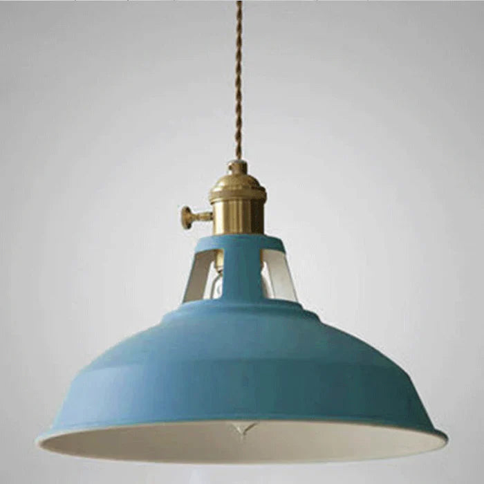 Industrial Retro Pendant Lamp - IronGlow-Gray-Nora Luxe