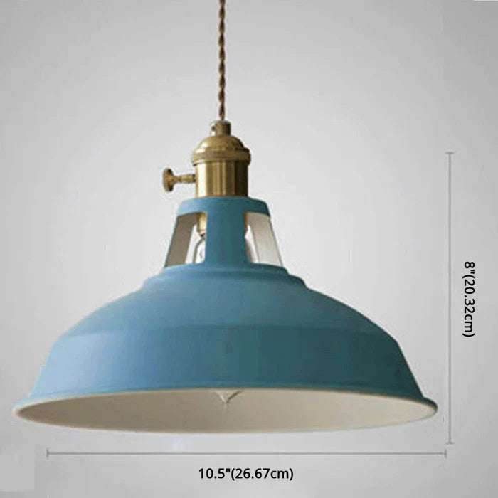 Industrial Retro Pendant Lamp - IronGlow-Gray-Nora Luxe