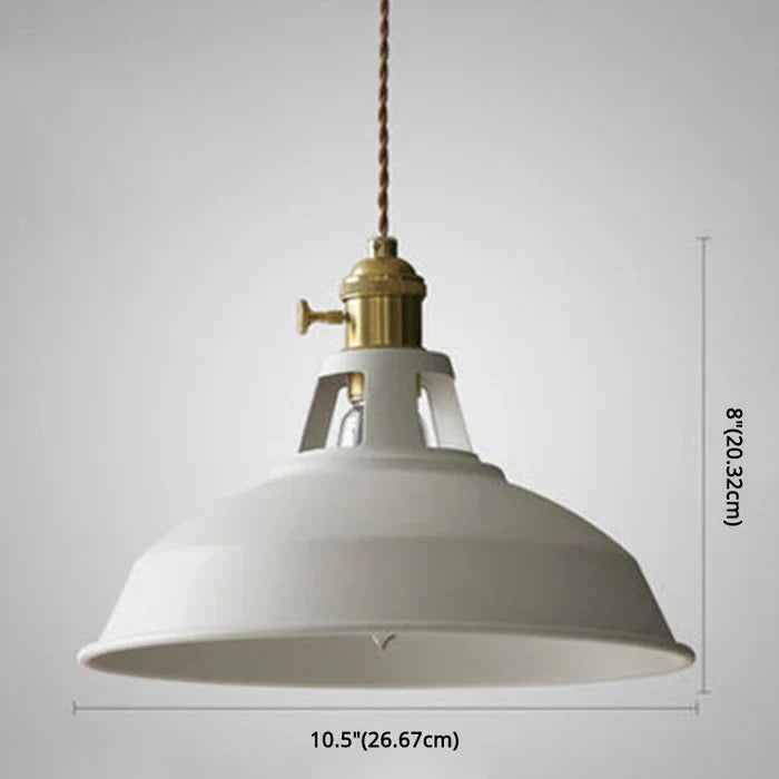Industrial Retro Pendant Lamp - IronGlow-Gray-Nora Luxe