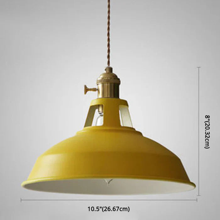 Industrial Retro Pendant Lamp - IronGlow-Gray-Nora Luxe