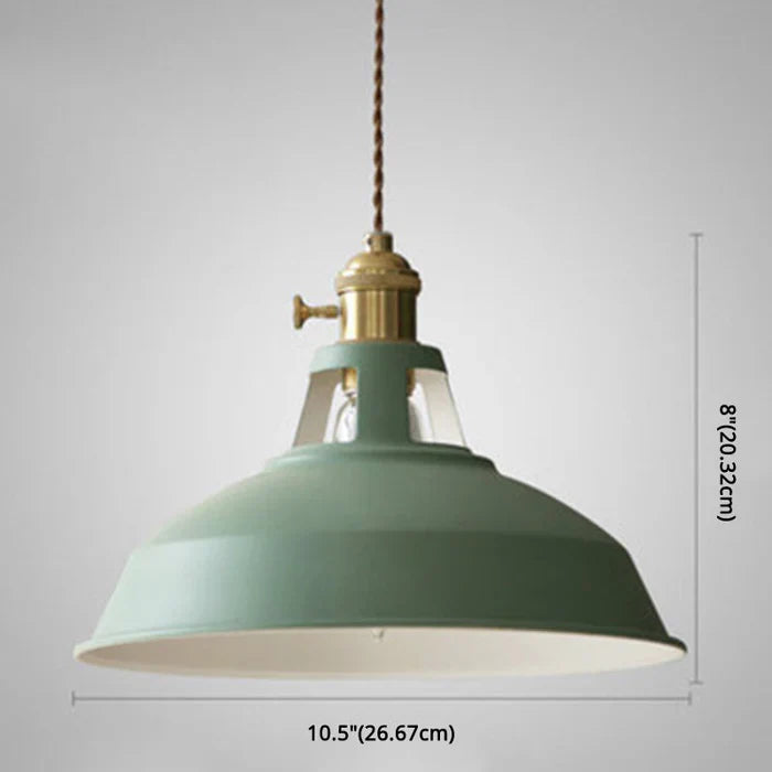 Industrial Retro Pendant Lamp - IronGlow-Gray-Nora Luxe