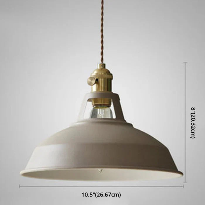 Industrial Retro Pendant Lamp - IronGlow-Gray-Nora Luxe