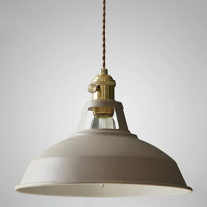 Industrial Retro Pendant Lamp - IronGlow-Gray-Nora Luxe