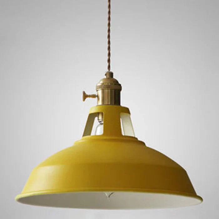 Industrial Retro Pendant Lamp - IronGlow-Gray-Nora Luxe