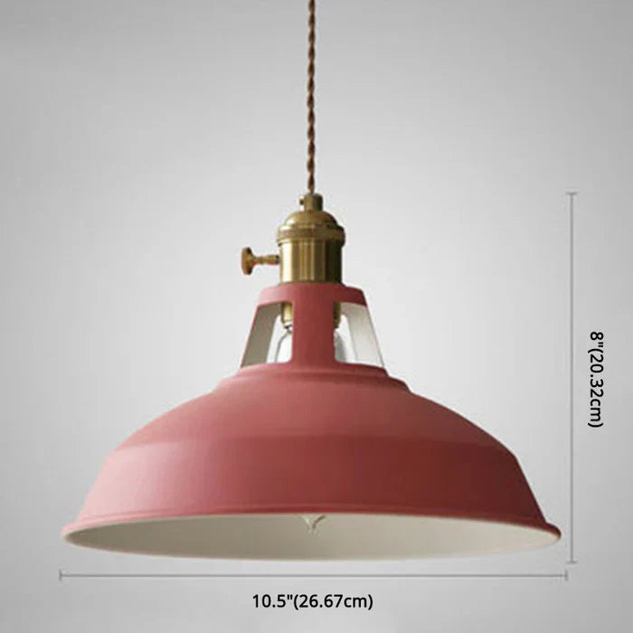 Industrial Retro Pendant Lamp - IronGlow-Gray-Nora Luxe