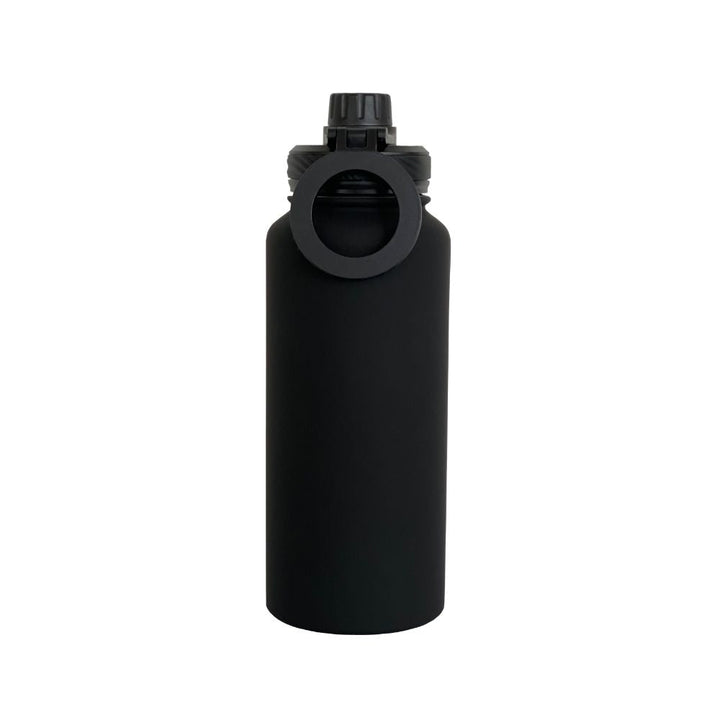 Innovative Water Bottle with Magnetic Ring - HydroSnap-Black-L (1L)-Nora Luxe
