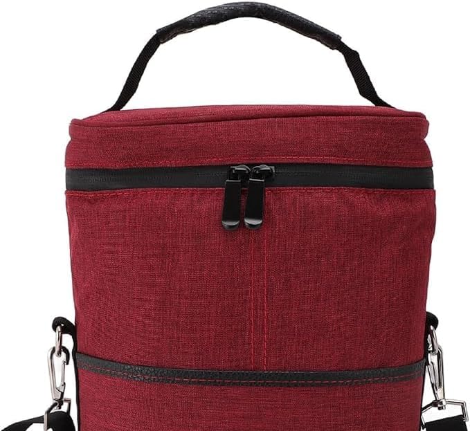 Insulated 2-Bottle Wine Cooler Tote Bag with Adjustable Strap – Buy 1, Take 1 FREE