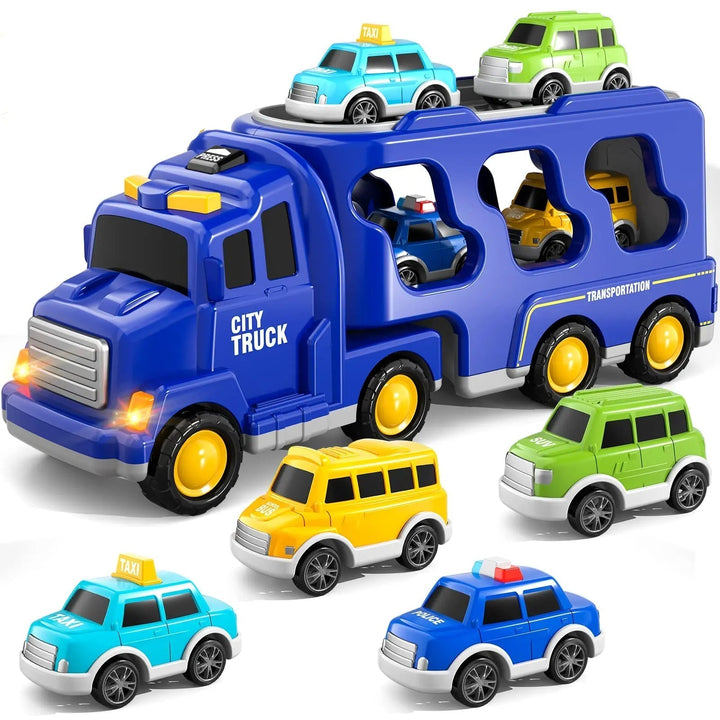 Interactive Truck with Light and Music - GlowRider-Blue-Nora Luxe