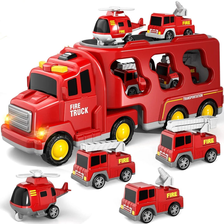 Interactive Truck with Light and Music - GlowRider-Red-Nora Luxe