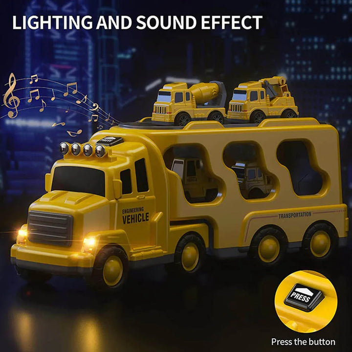Interactive Truck with Light and Music - GlowRider-Yellow-Nora Luxe